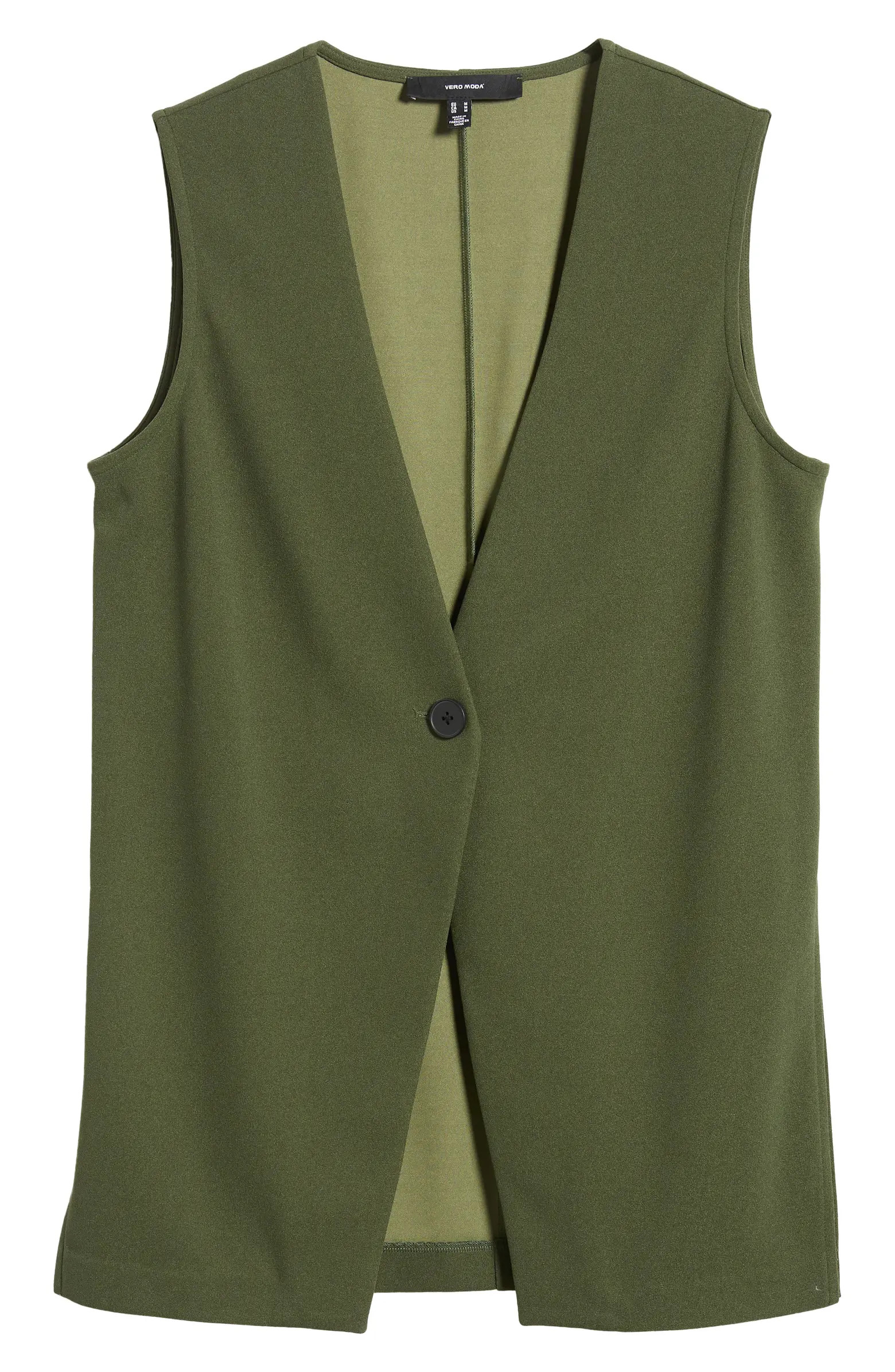 VERO MODA One-Button Vest | Nordstrom | Nordstrom