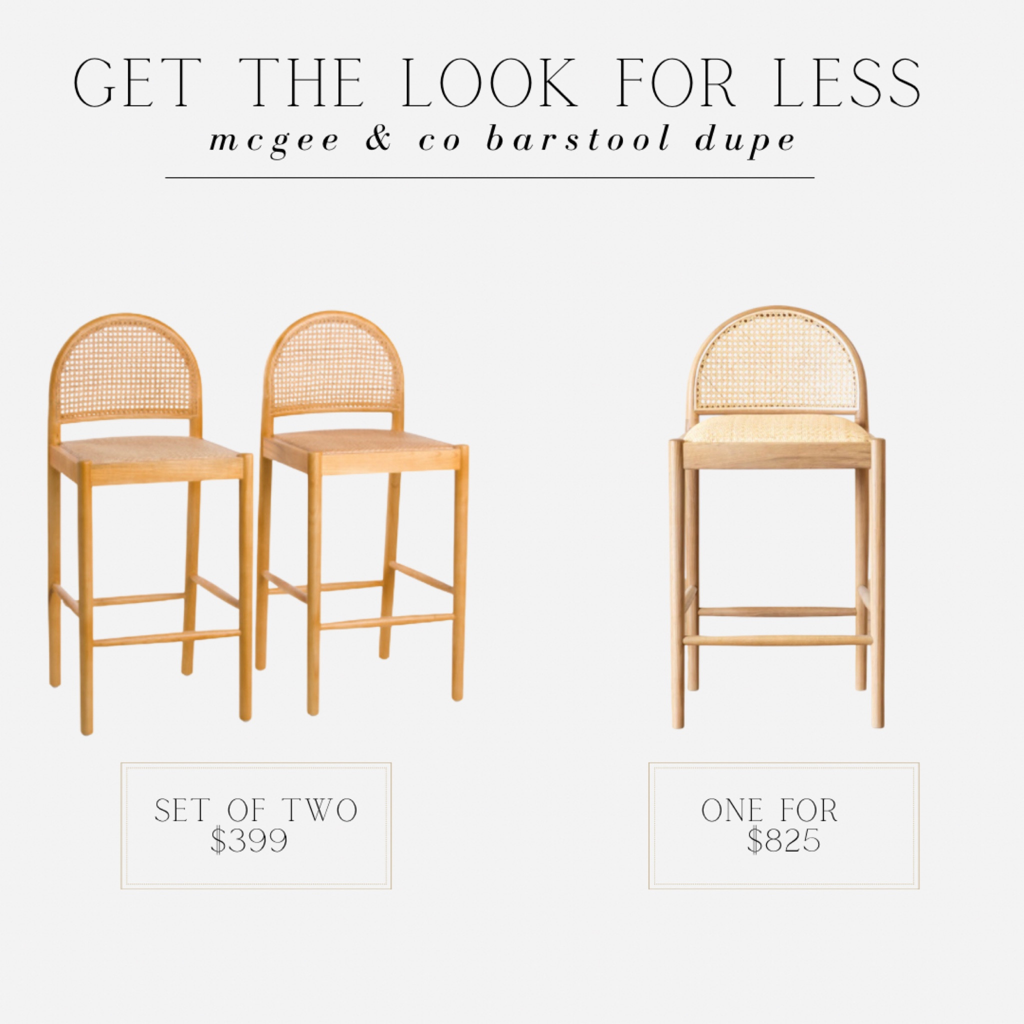 Barstool dupe for a popular mcgee & co barstool! Two for half the price of one!!

Barstool. Light wood barstool. Kitchen barstools. Kitchen barstool under 200. Studio mcgee. Barstool dupe. Studio mcgee dupe. Home find. Sale alert 

#LTKsalealert #LTKFind #LTKhome