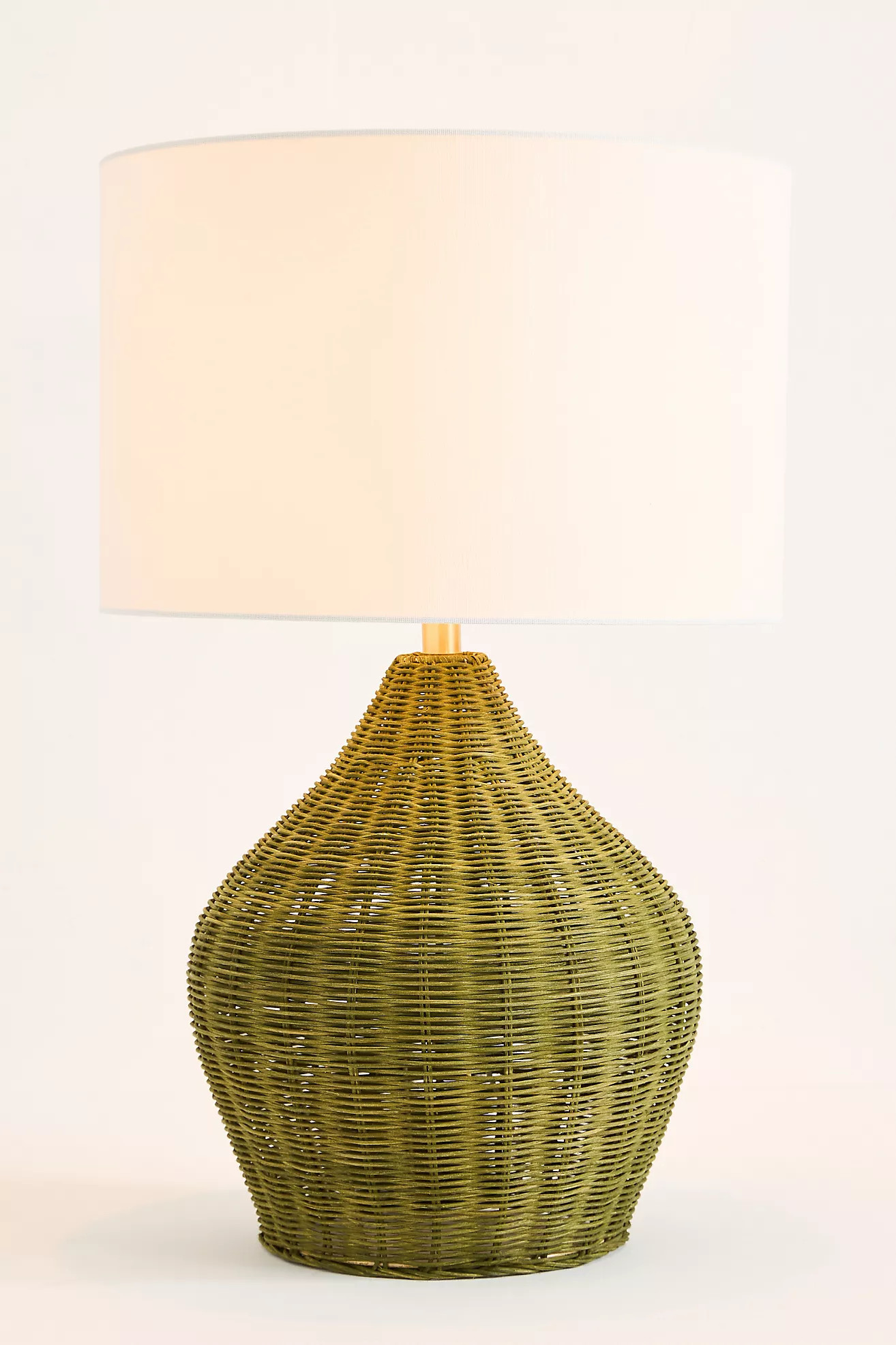 Velles Rattan Accent Table Lamp | Anthropologie (US)