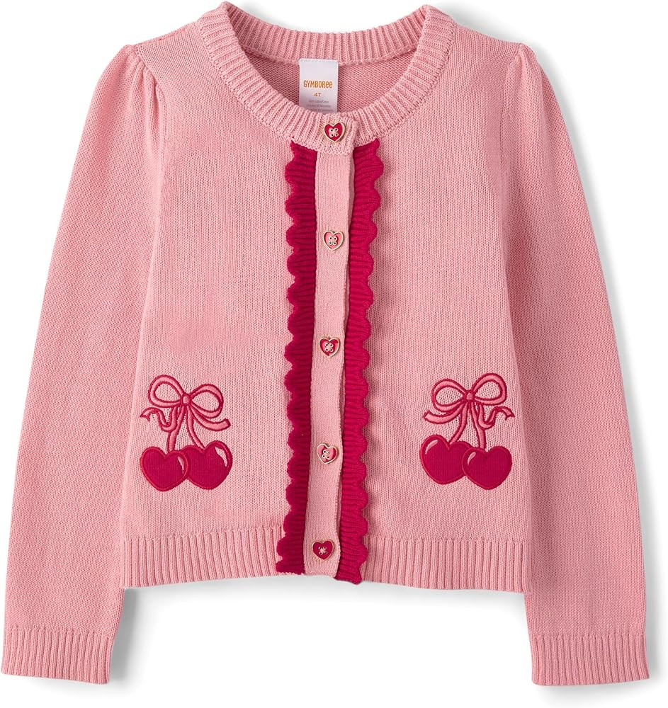 Gymboree Baby-Girls and Toddler Long Sleeve Button Front Cardigan | Amazon (US)