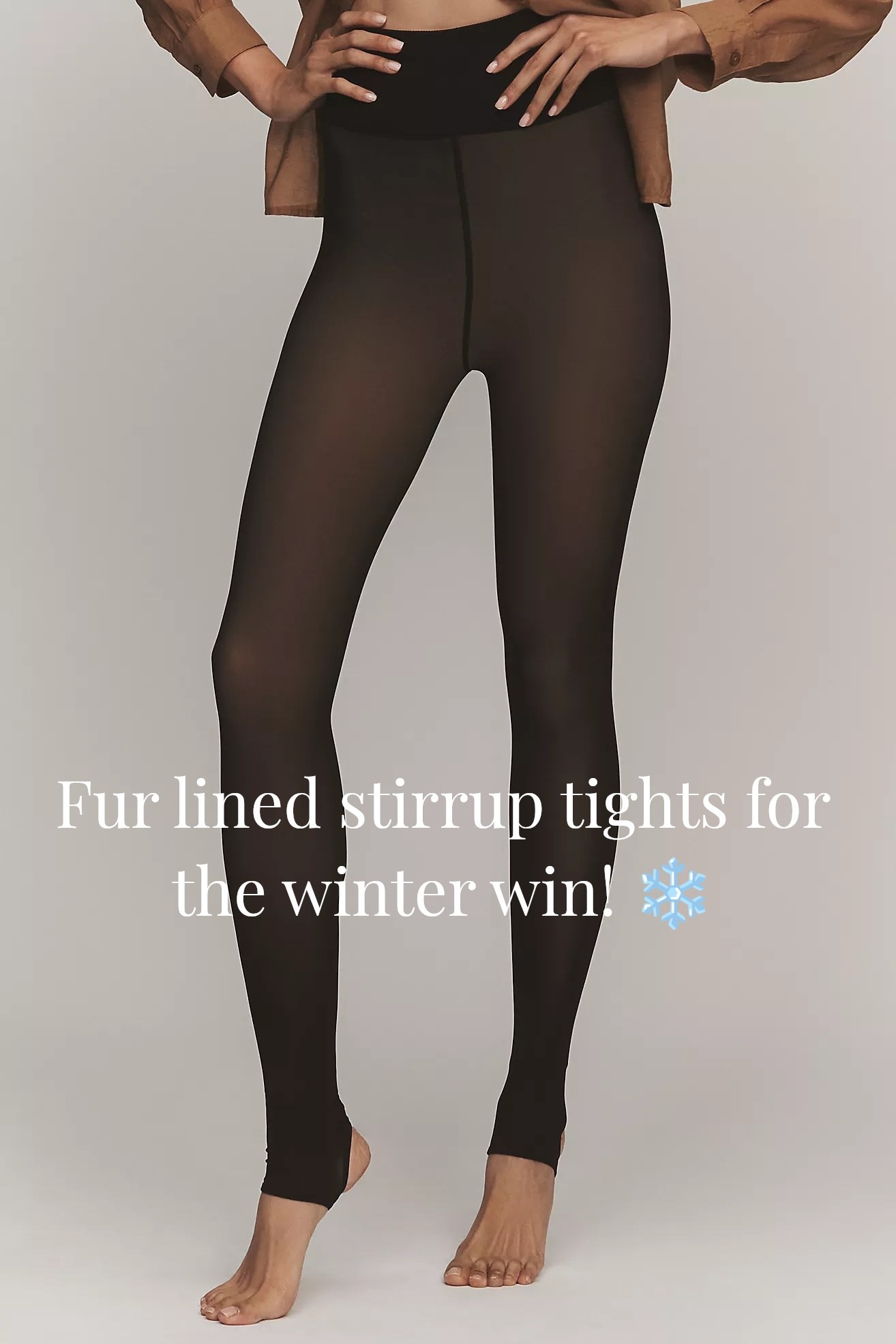 Fur lined stirrup tights for the winter win! ❄️

#LTKGiftGuide #LTKSeasonal #LTKHoliday