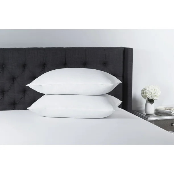 Mainstays 100% Microfiber Plush Polyester King Bed Pillows, (2 Count) - Walmart.com | Walmart (US)