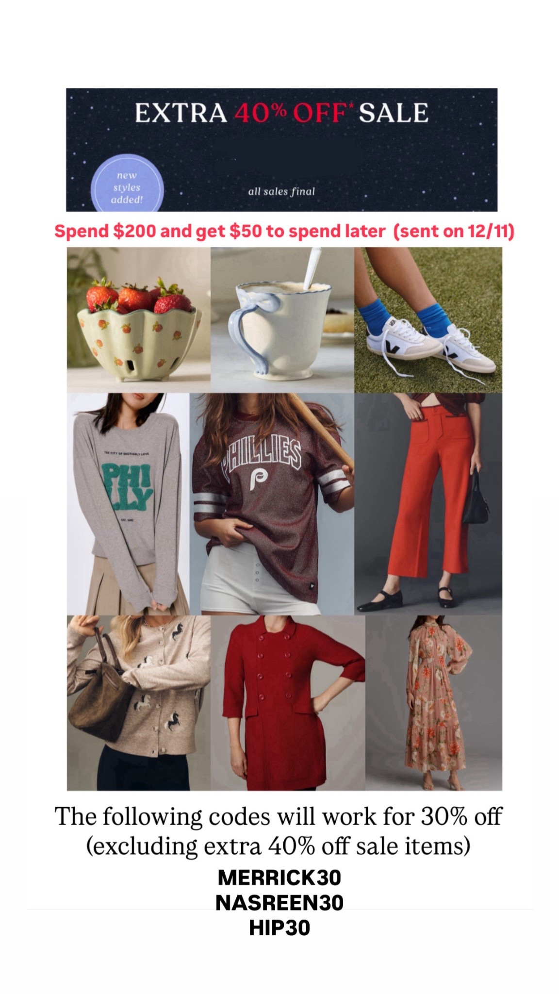 Anthropologie sale 

#LTKCyberWeek #LTKSeasonal #LTKSaleAlert
