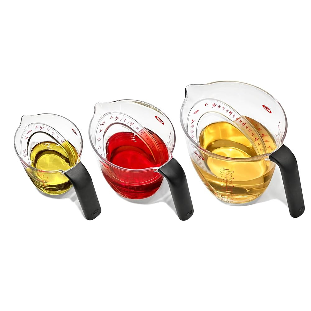 OXO Good Grips 3-Piece Angled Measuring Cup Set | Amazon (US)
