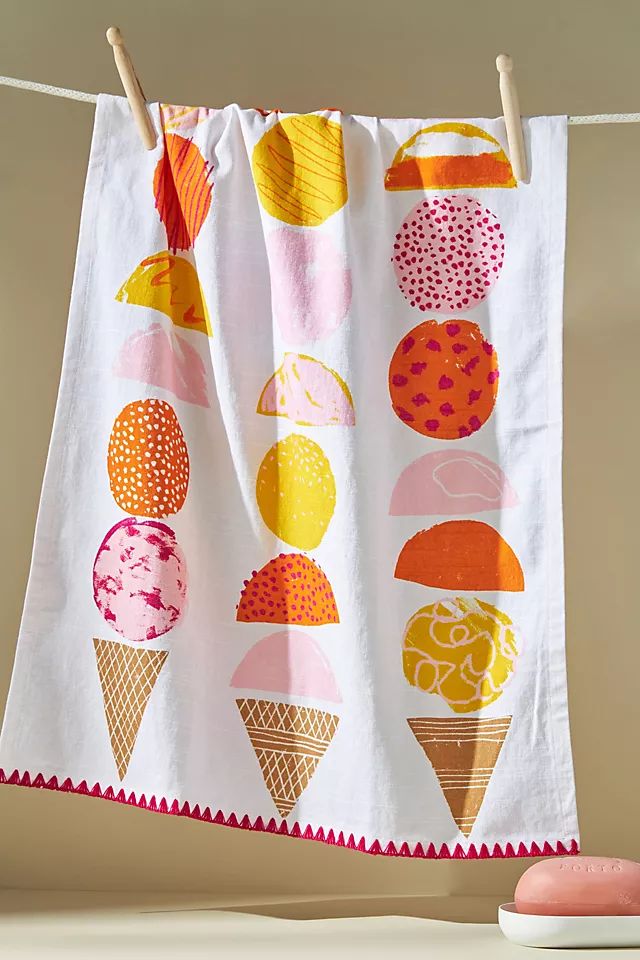 Flavors of Summer Dish Towel | Anthropologie (US)