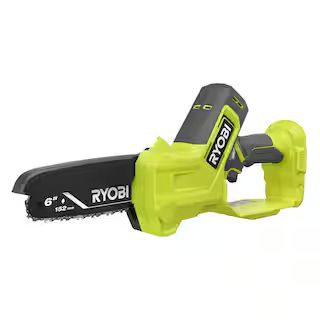RYOBI ONE+ 18V 6 in. Cordless Battery Compact Pruning Mini Chainsaw (Tool Only) PCLCW01B - The Ho... | The Home Depot