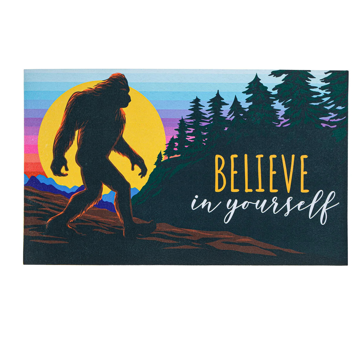 Big Foot Believe In Yourself Sassafras Estate Switch Mat | My Evergreen