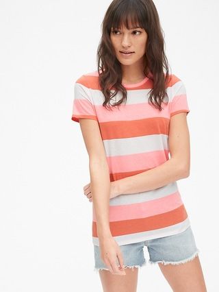 Vintage Wash Stripe Crewneck T-Shirt | Gap US