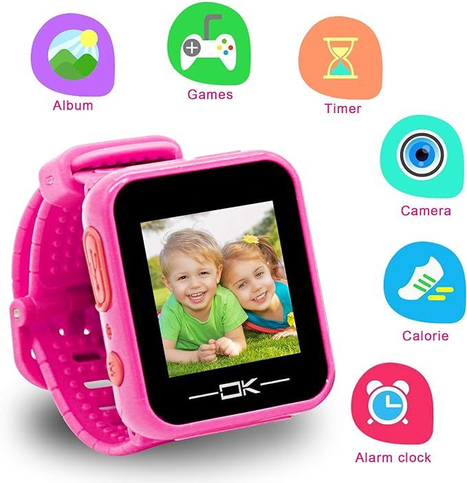 Toys for 3-8 Year Old Girls Pussan Smart Watches for Kids Toddler Watch with Camera USB Charging ... | Amazon (US)