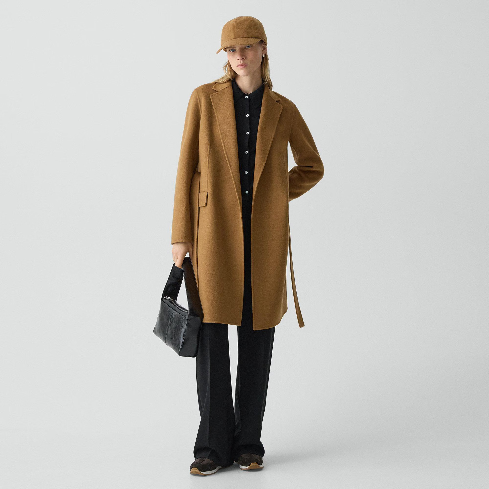 Belted Coat in Double-Face Wool-Cashmere | Theory