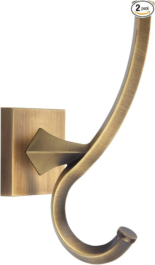 TUNNY 2 Pack Vintage Coat Hooks-Copper Brushed Wall Hooks Towel Hooks Towel Robe Hooks,for Entry ... | Amazon (US)