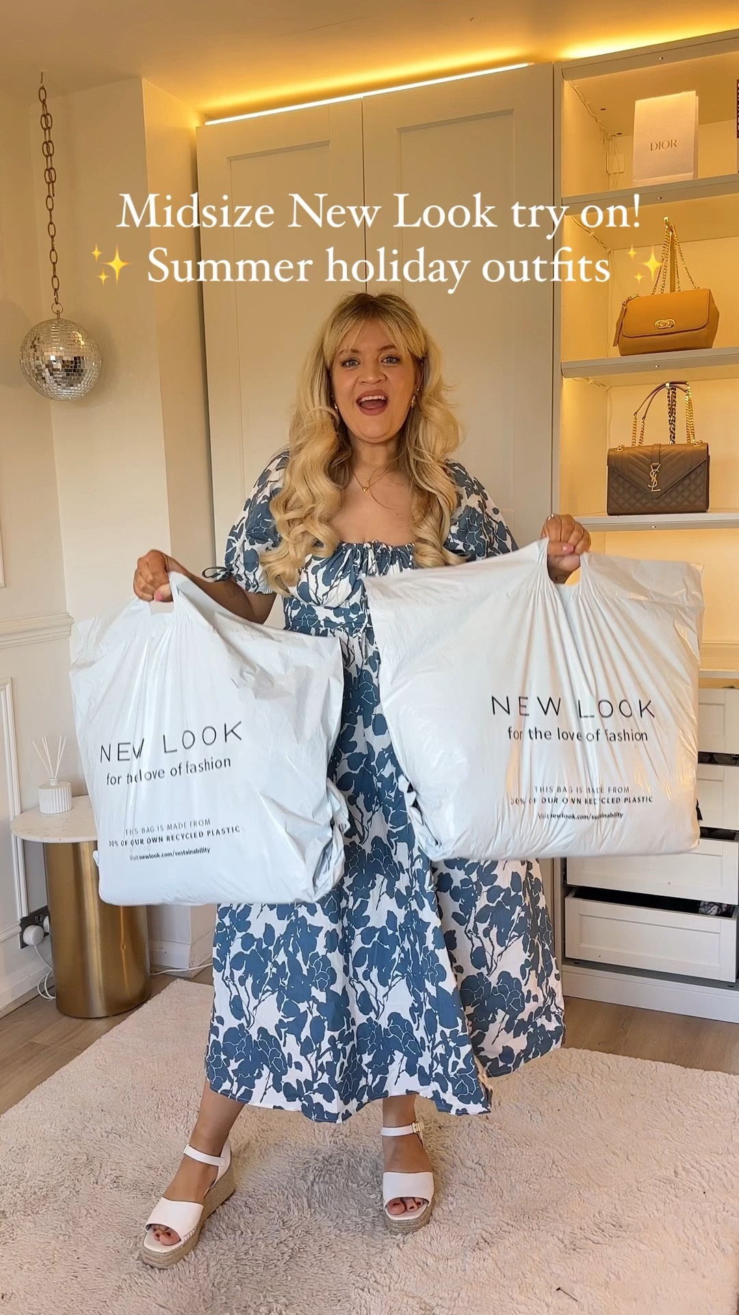 New look summer holiday midsize outfits 

Cream wide leg trousers - size 12 (size down) 
Beige waistcoat - size 12
Red midi dress - size 12
Linen white waistcoat - size 12
Stone trousers - size 24 
White bikini - 34DD
White bikini bottoms - size 14
Beach cover up - size M
Zebra green shirt - size M 
Zebra green trousers - size M 
Zebra green bikini - size 14

#LTKswim #LTKSeasonal #LTKmidsize