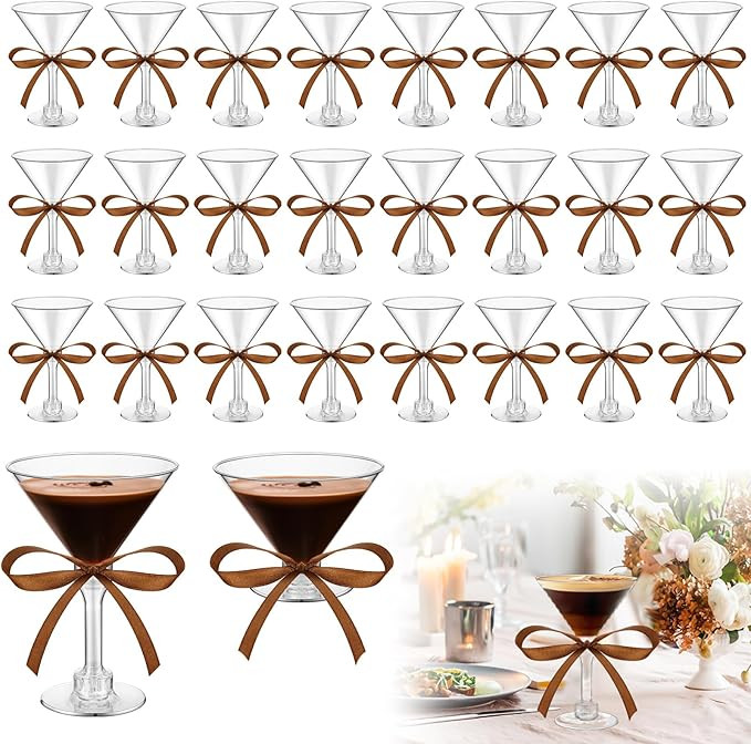 Rtteri 36 Pcs Espresso Martini Birthday Party Decor 5 oz Plastic a Tini Bit Older Party Supplies ... | Amazon (US)