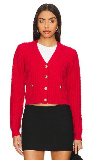 Wish Cardigan in Red | Revolve Clothing (Global)