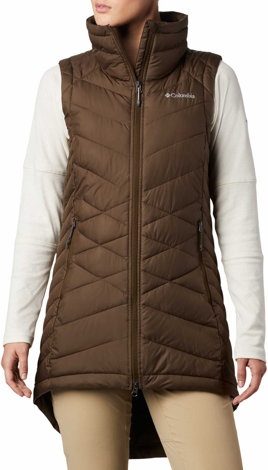 Columbia Women's Heavenly Long Vest, Small, Green | Dick's Sporting Goods