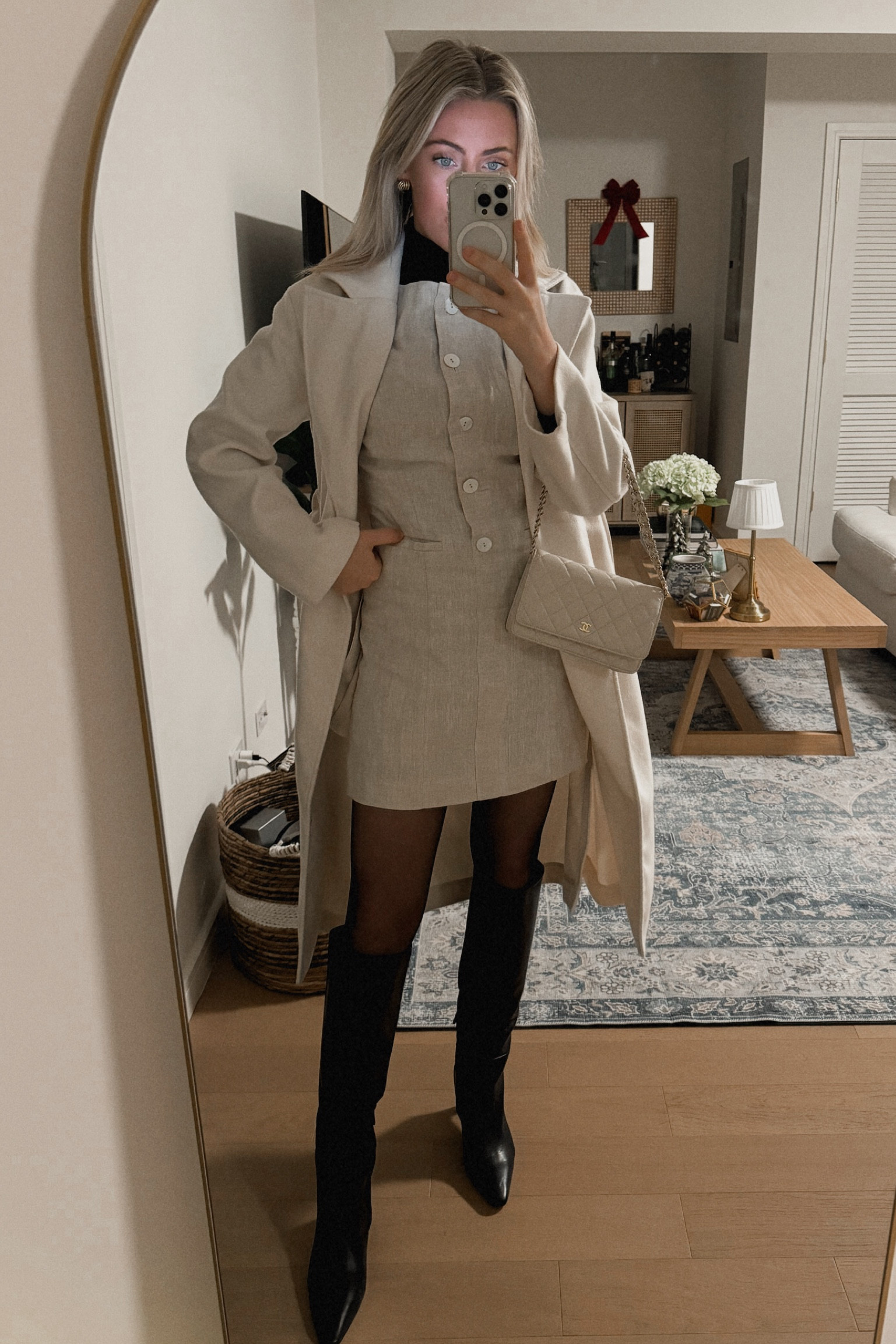 rainy girls night ootd ☔️ obsessed with these new black winter boots!

#LTKHoliday #LTKSeasonal #LTKStyleTip