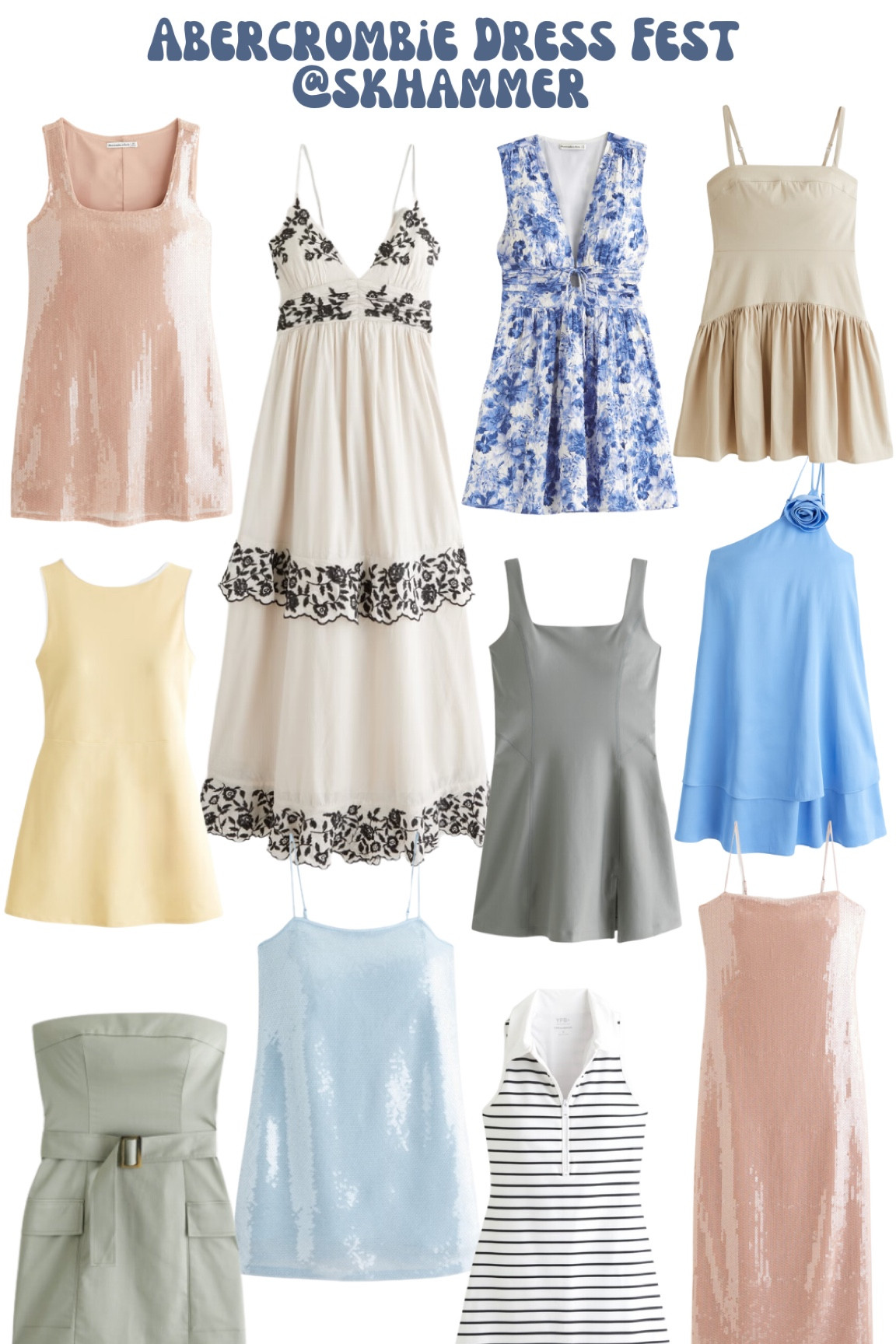 A&F Dress Fest starts TOMORROW, June 7th & I’m sharing my dresses there! 
What you’ll get: 20%-off ALL DRESSES + 15%-off almost everything else PLUS there will be a STACKABLE promo code throughout the weekend! 
You can use “DRESSFEST” at checkout for an additional 15% off, which will stack on the 20%-off promo!
.
Exercise dresses, which you know I live in, will be included the sale, so let me know if you want to see more sundresses, party dresses, exercise dresses or wedding guest dresses. 

#LTKWedding #LTKParties #LTKSaleAlert