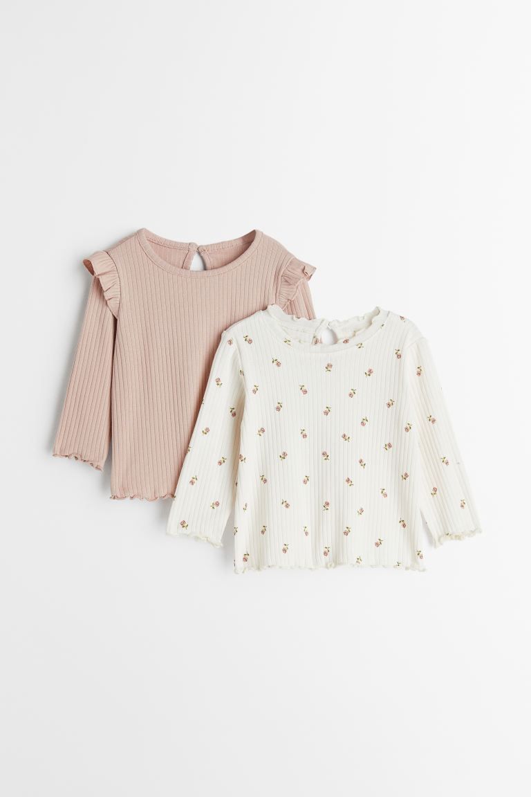 2-pack Ribbed Tops | H&M (US + CA)