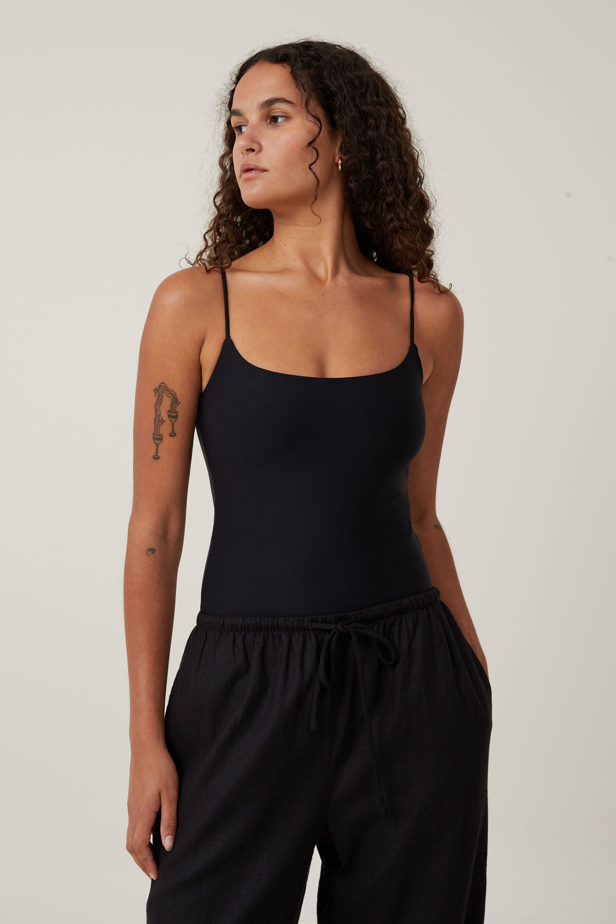 Smooth Straight Neck Bodysuit | Cotton On (ANZ)