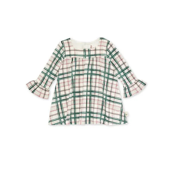 Irish Plaid Organic Cotton Dress - 2 Toddler | Burts Bees Baby