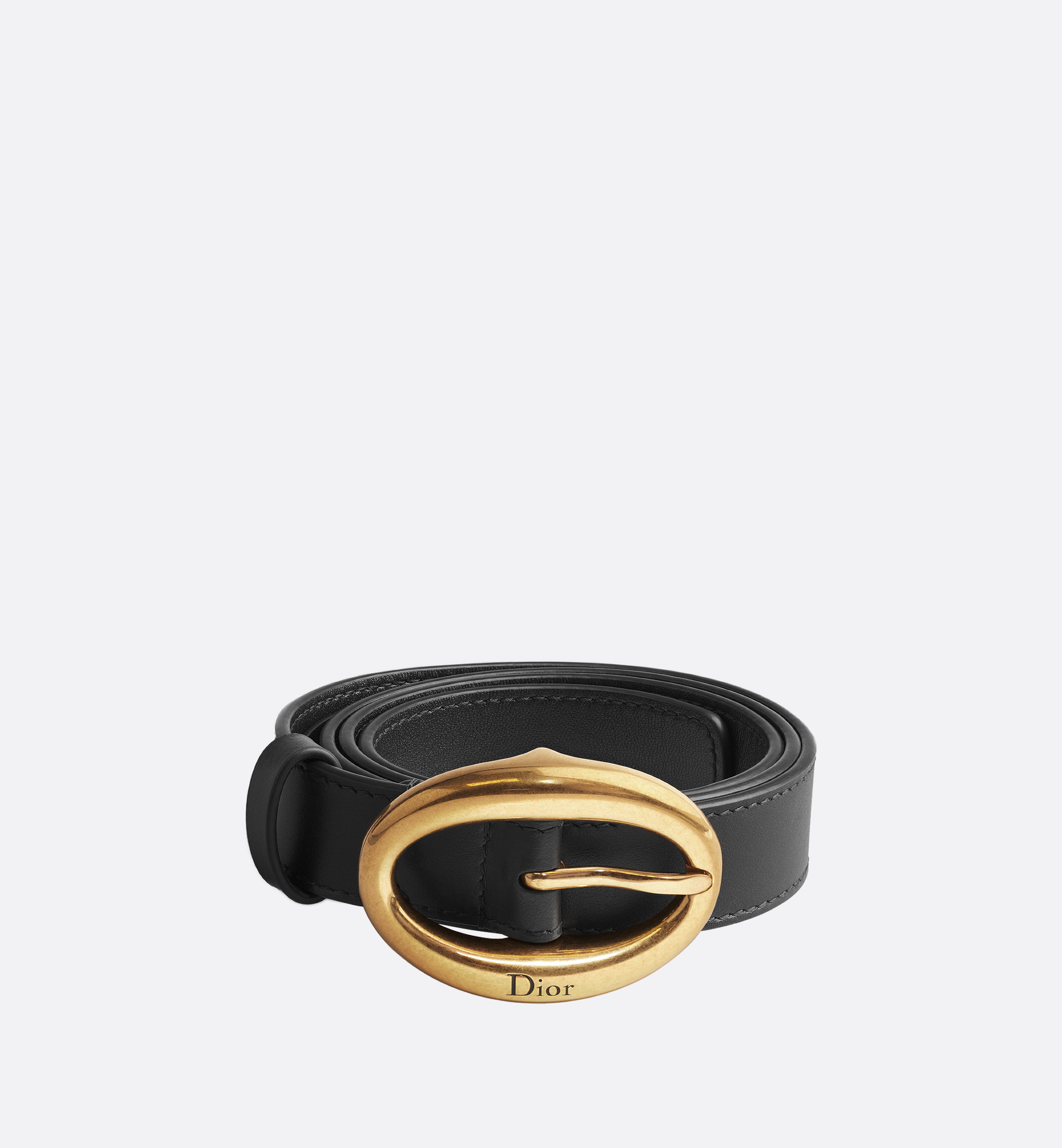 Dior L\u00e9gende Belt Black Smooth Calfskin, 25 MM | DIOR | Christian Dior Parfums UK