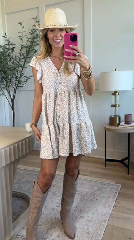 Loving this outfit for country concerts !! So comfy too. Use my code TORIG20 for discount. #PinkLily #Romper #Concert #CountryConcert #Dress #ConcertStyle #Boots.