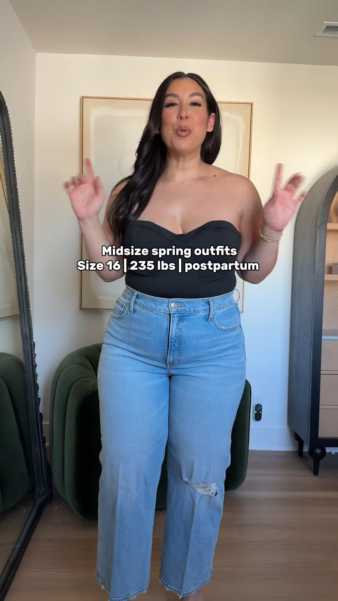 Midsize spring outfit size xl and size 16

#LTKMidsize #LTKgrwm