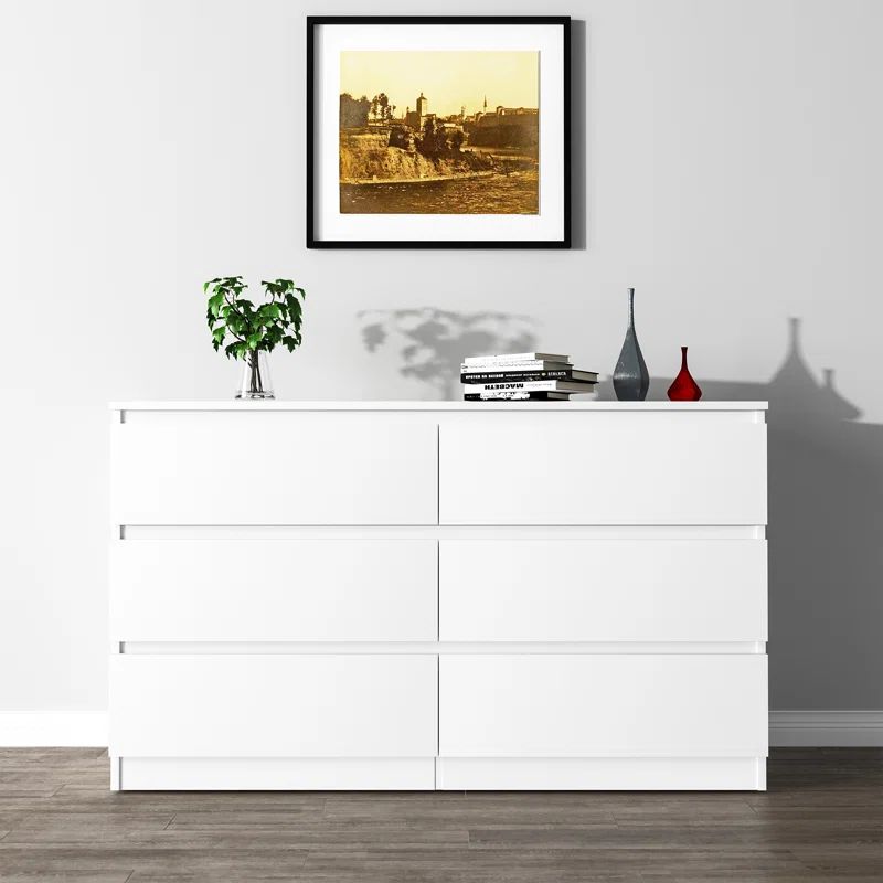 Bisset 6 - Drawer Dresser | Wayfair North America