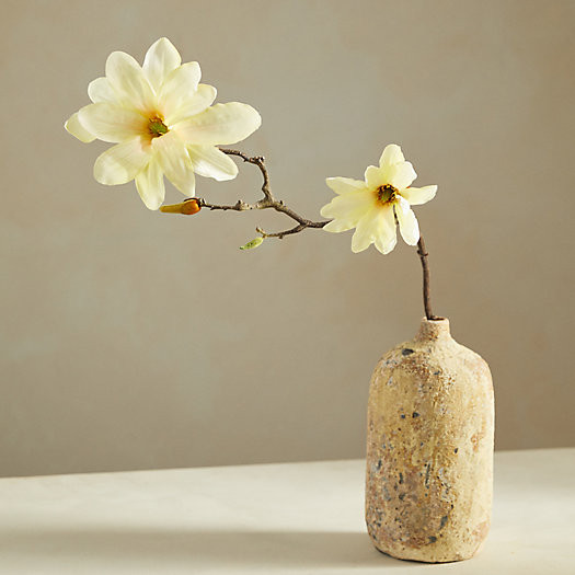Faux Yellow Magnolia Spray | Terrain