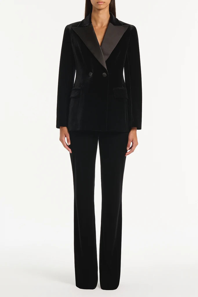 BLACK VELVET PANT | Carla Zampatti