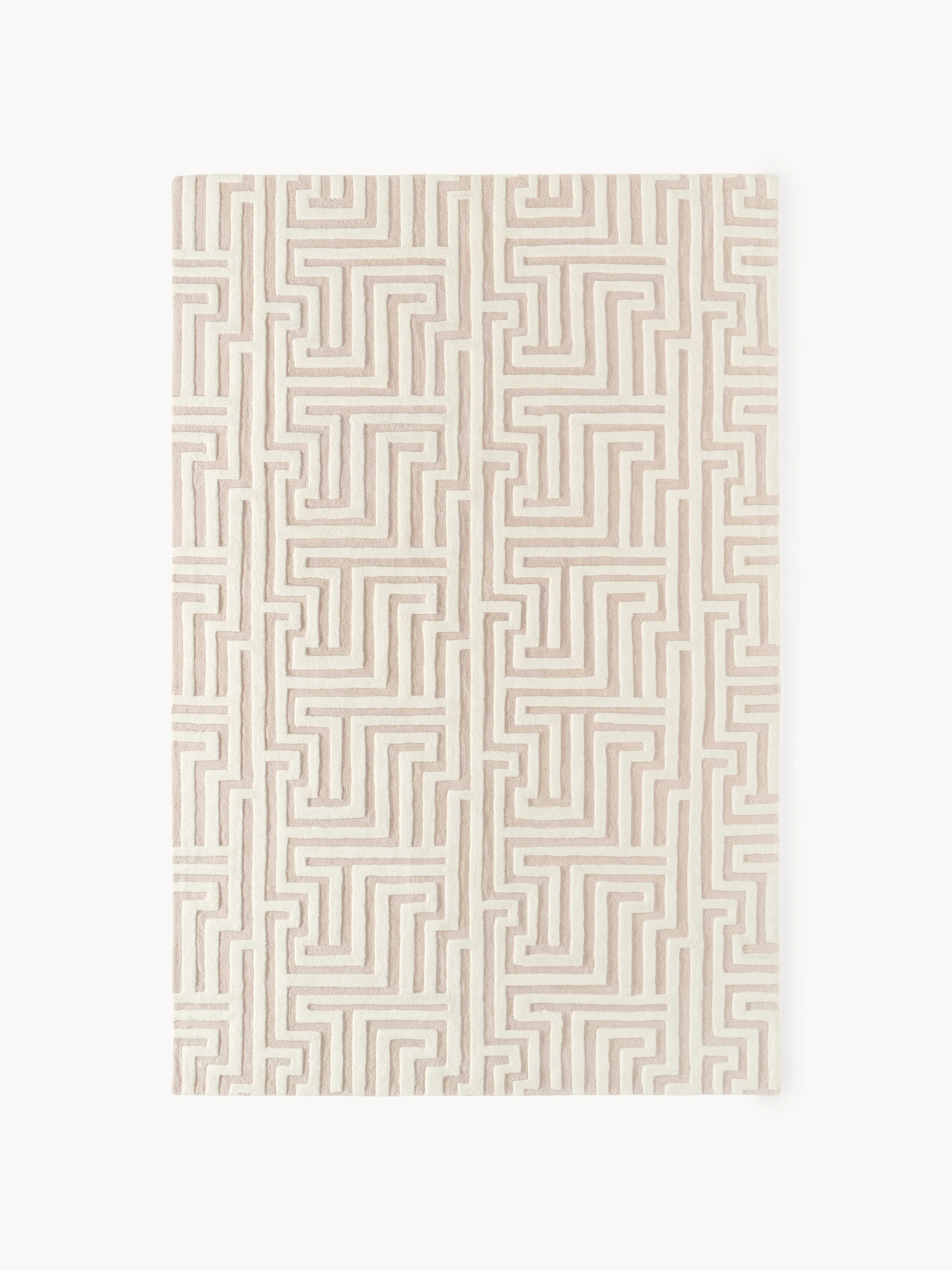 High-Low Wool Rug Monty, Hand-Tufted | Westwing UK