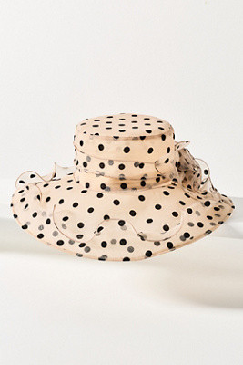 San Diego Hat Co. Polka Dot Boater | Anthropologie (US)