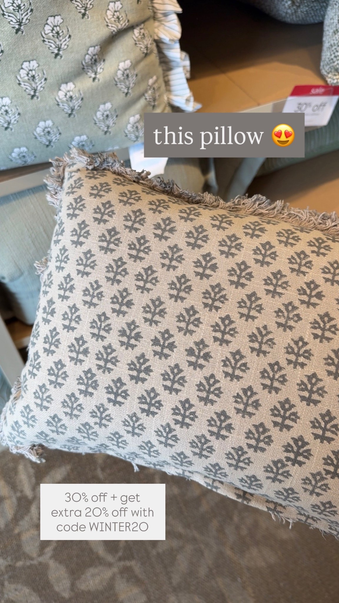 Kirklands finds | home decor | throw pillow | pillow cover | affordable throw pillows | vintage | grandma chic | block print | neutral decor 

#LTKHome #LTKSaleAlert