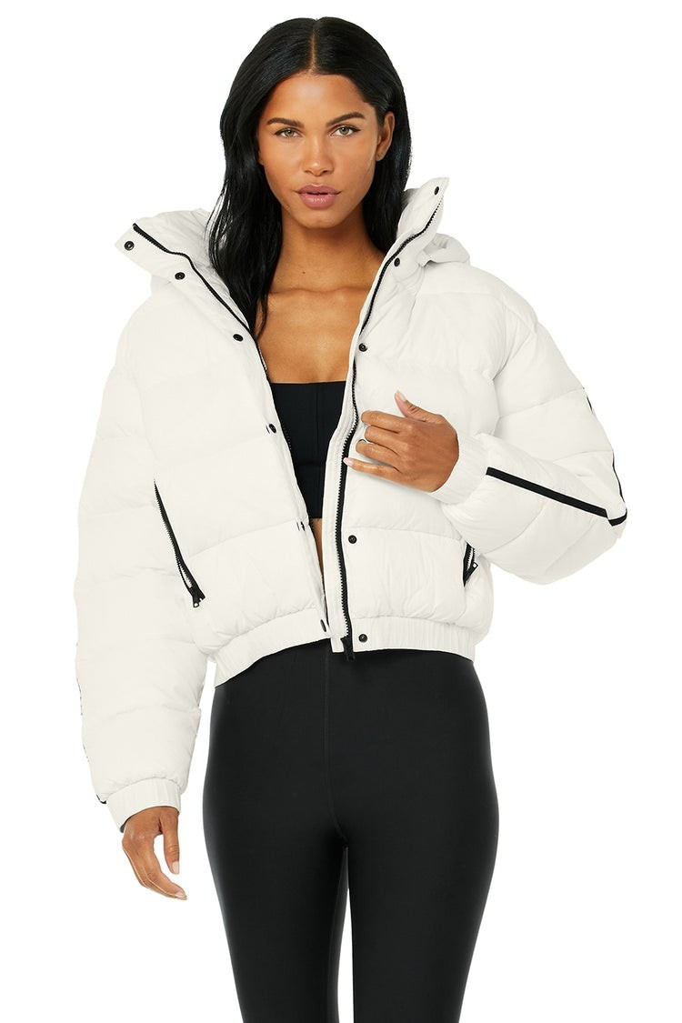 Aspen Love Puffer Jacket - Ivory | Alo Yoga (US)
