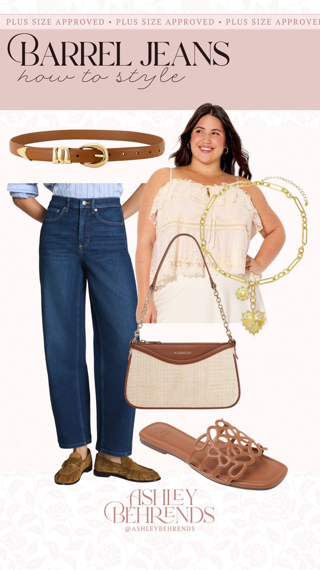 Barrel leg jeans have completely taken over, and I’m here to tell you that they are for every single body type. I found the most perfect jeans from Spanx that make me feel so confident and paired with this Target top, sandals and Amazon belt, necklace and purse created the most adorable plus size approved spring outfit.
Spring outfit inspo, boho plus size approved spring outfit

#LTKPlusSize #LTKSeasonal #LTKSaleAlert