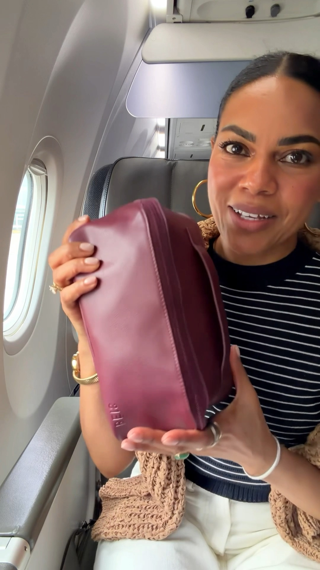 My travel outfit plus everything in my airplane bag!

#LTKTravel #LTKOver40 #LTKvlog