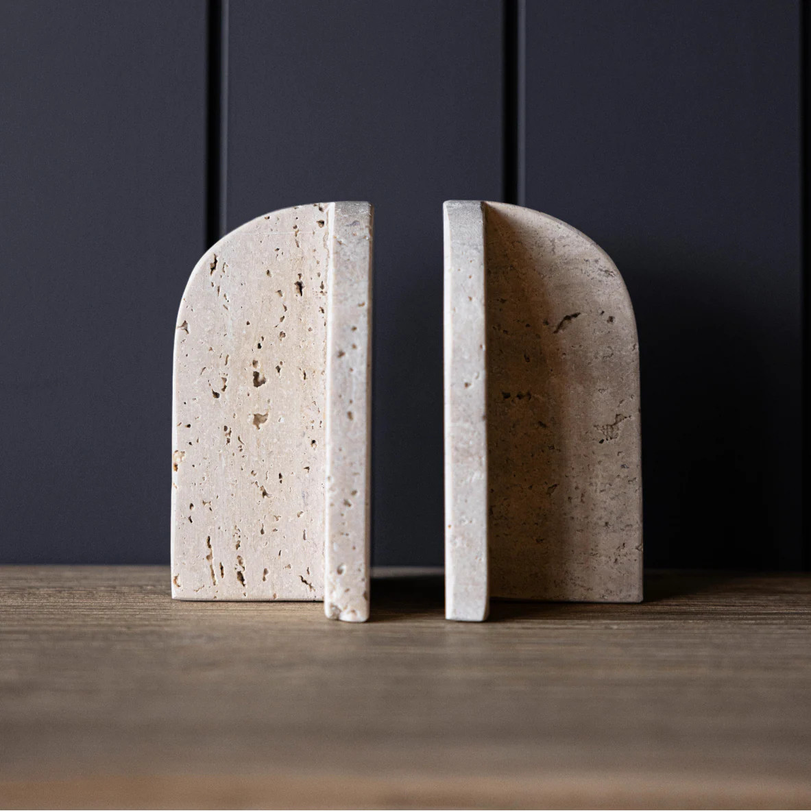 Tivoli Travertine Bookend Pair | By Luxe B Co. | Luxe B Co