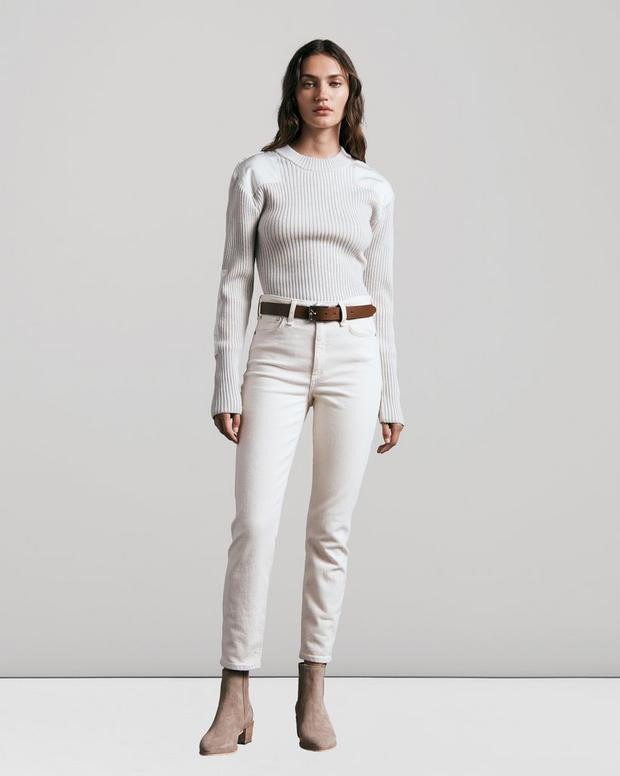 Nina Ankle Cigarette - Ecru | rag & bone