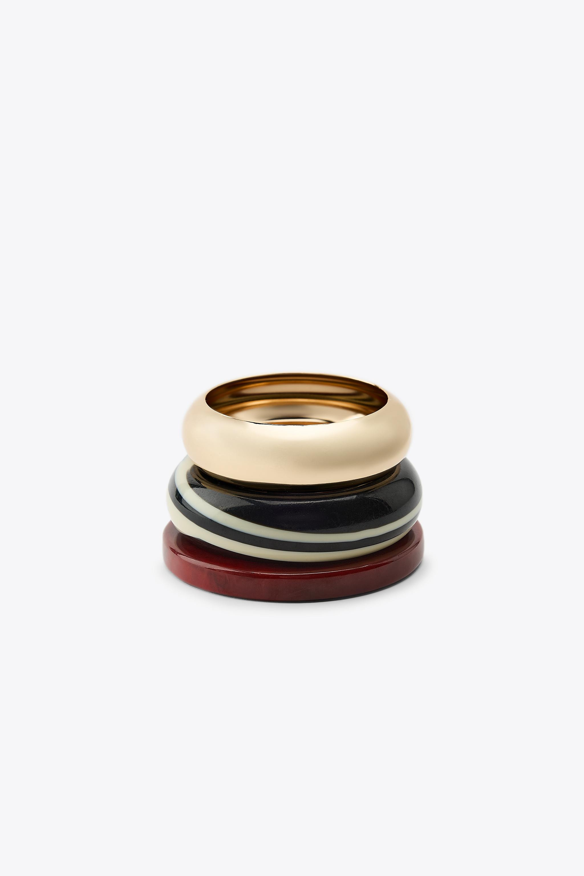 PACK OF 3 RIGID RESIN BRACELETS | Zara UK