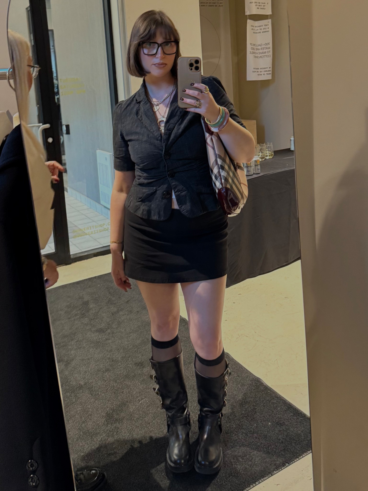 Midsize mini skirt outfit, moto boots, Pinterest outfit, size 10 outfit 

#LTKstyletip #LTKmidsize #LTKcurves