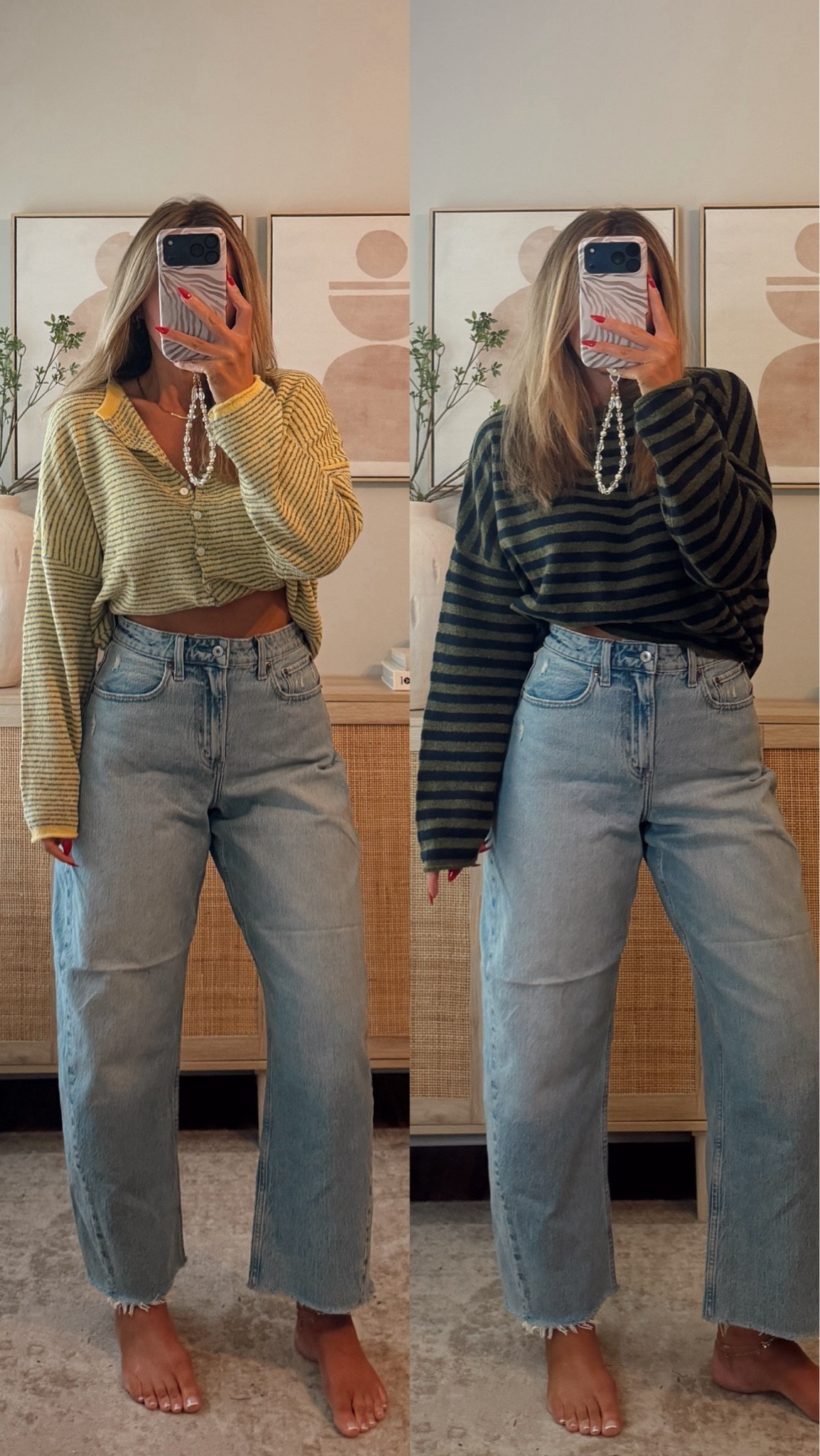 picked up the cutest new striped cardigan + sweater!! love the colorway on this one! i’m in a size S, it has a relaxed fit and is lightweight. size 27 curve love denim (these run relaxed, i could have done a 26) fall outfits, fall fashion @alldeserved

#LTKootd