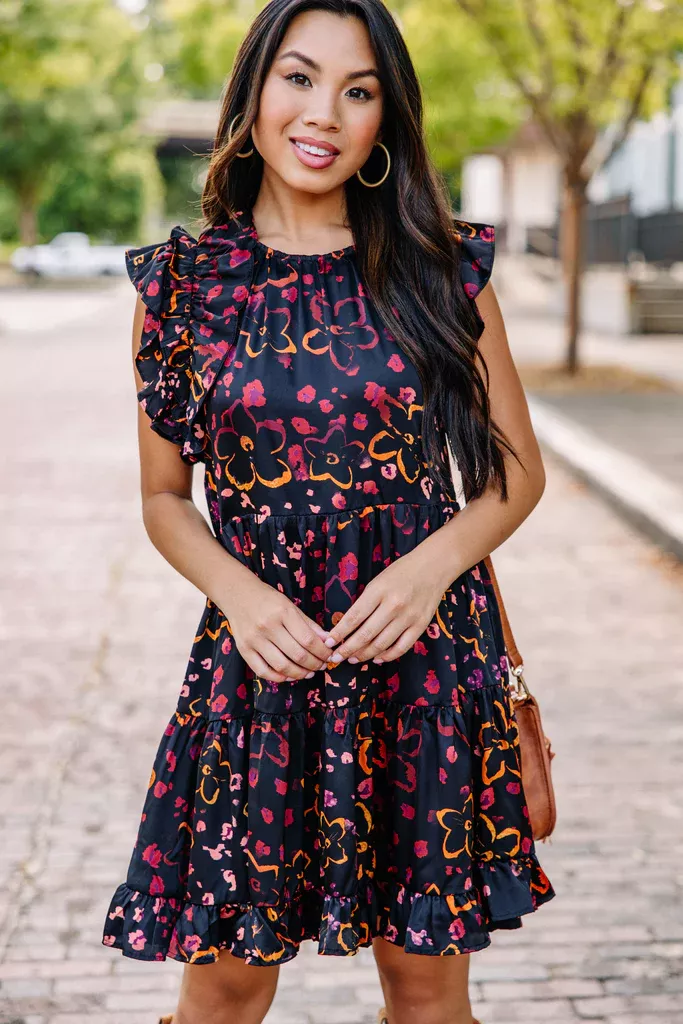 The Mint Julep Boutique Spend Some Time Ditsy Floral Dress