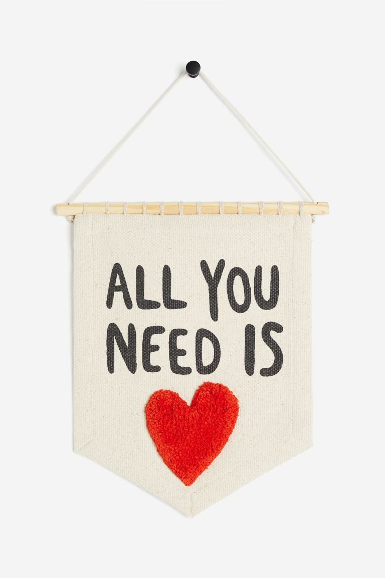Wall Decoration - White/heart - Home All | H&M US | H&M (US + CA)