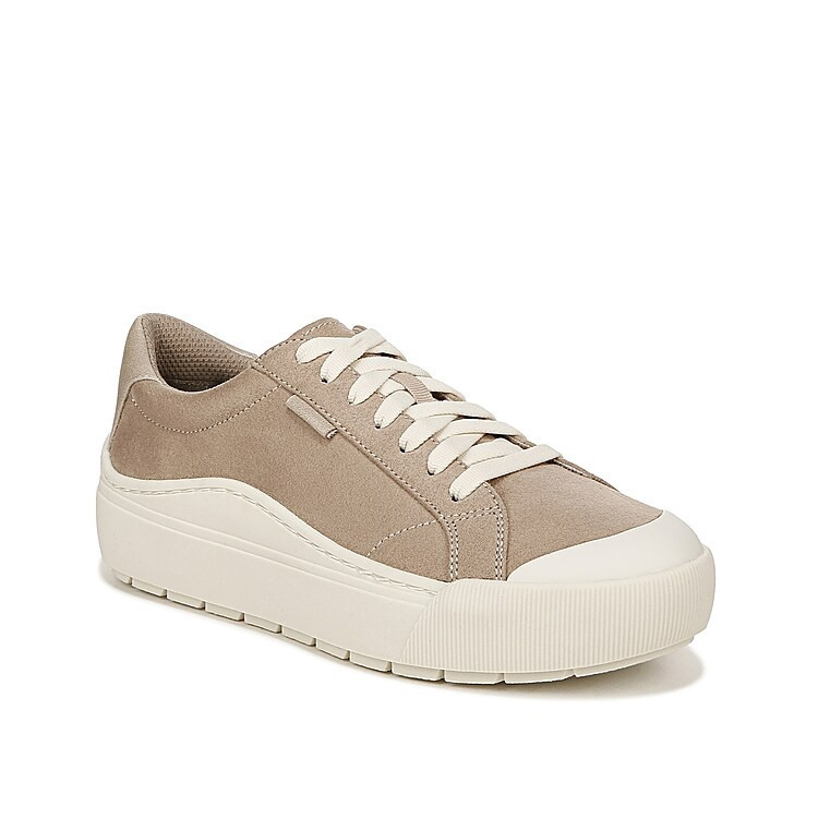 Dr. Scholl's Time Off Platform Sneaker | Women's | Beige Fabric | Size 8.5 | Sneakers | DSW