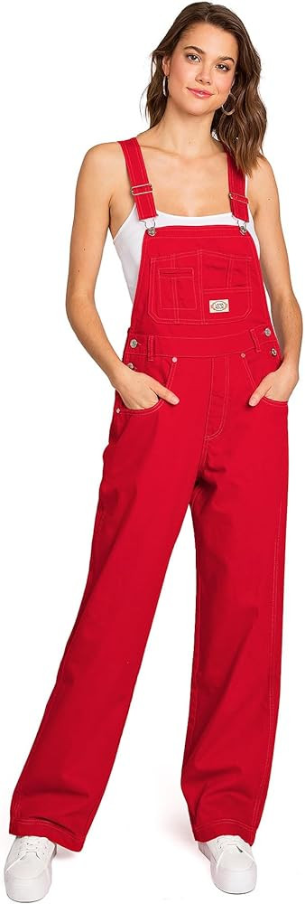 90s Retro Dungaree Utility Denim Twill Jumpsuit Overalls | Amazon (US)