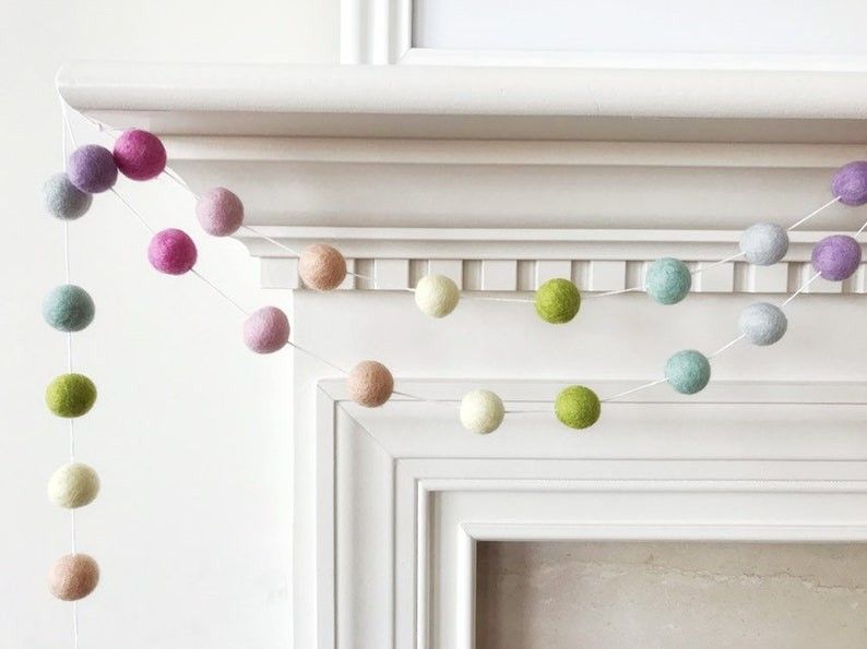 Pastel Garland Easter | Etsy (US)