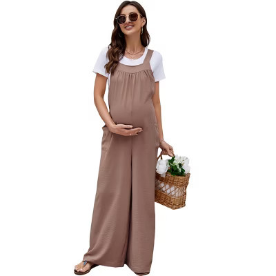 Women's Jumpsuit Sleeveless Tie Loose Jumpsuit With Pockets Workwear | Target