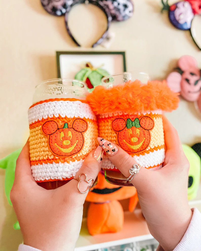 Mickey and Minnie pumpkin cozies | Etsy (Global)