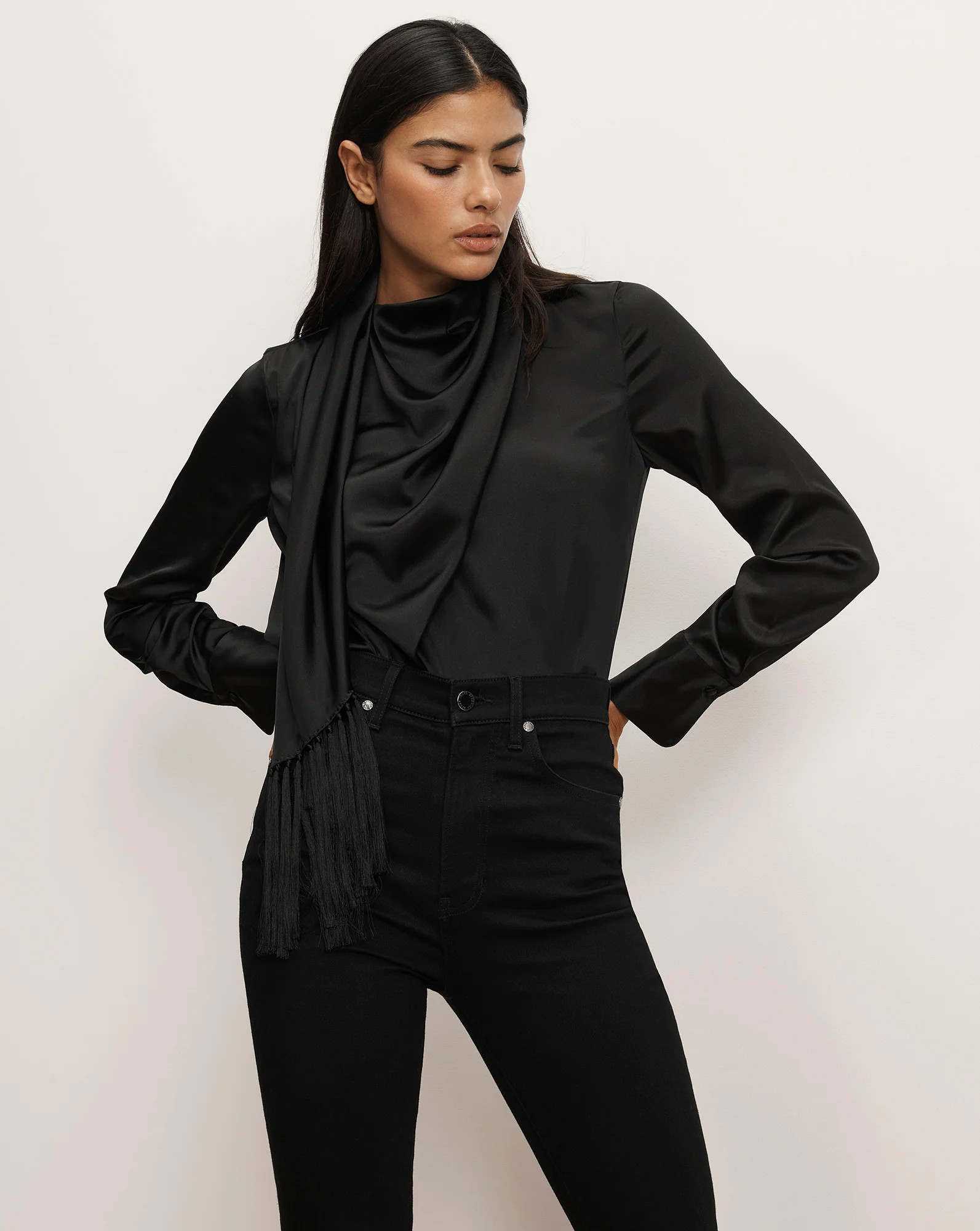 Daleney Scarf Blouse | Veronica Beard