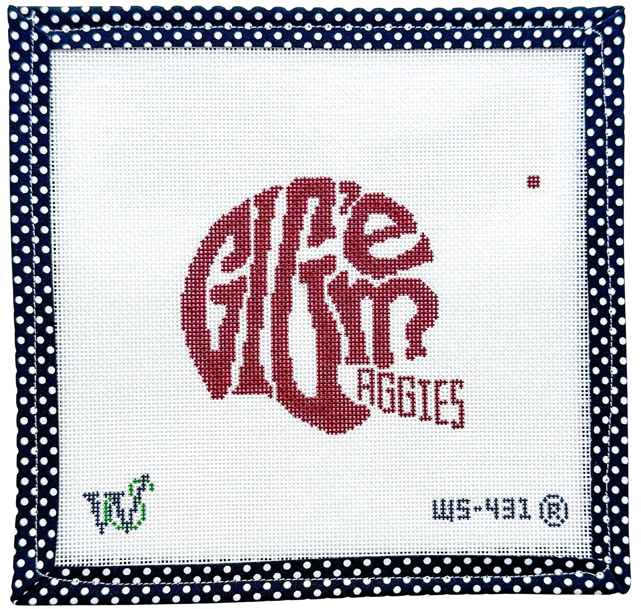 Texas A&M Helmet | Wipstitch